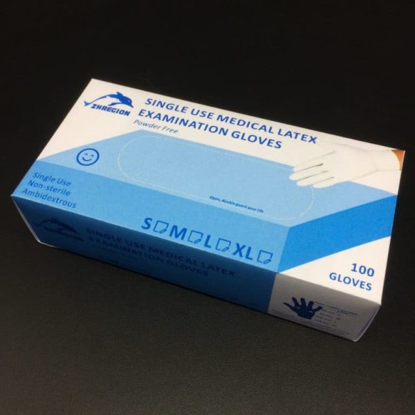 Single-use Medical Latex Examination Gloves